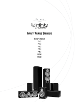 Infinity Primus-P-163 - Owners Manual 